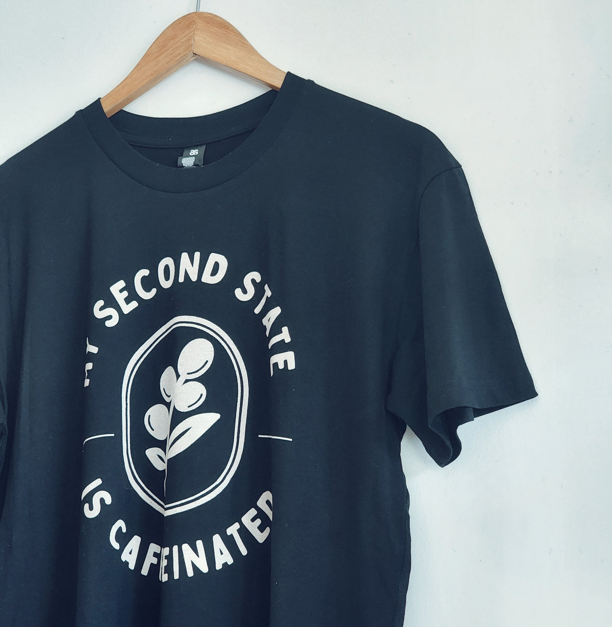 &quot;My Second State Is Caffeinated&quot; T-shirt